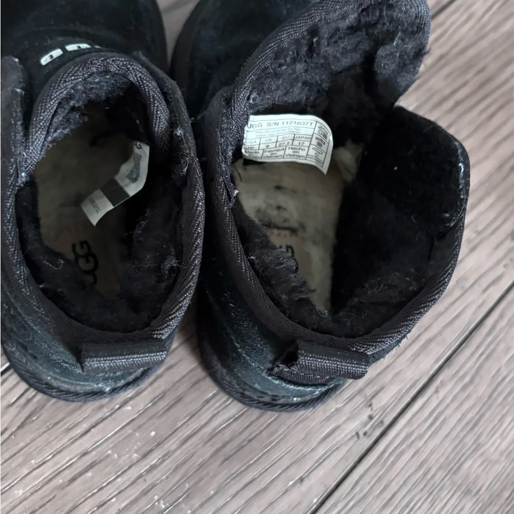 UGG Classic Black Suede Footwear
